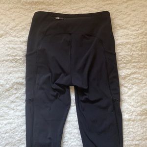 Lululemon black speed up leggings size 0